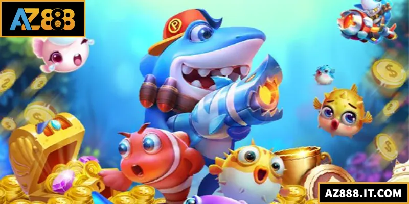 Chinh phục kho báu đại dương cùng trò chơi bắn cá AZ888